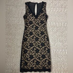 liberty love black lace dress Liberty Love Dress Womens 2XL Black Witchy Whimsy Gothic Lined Lace Grunge Midi